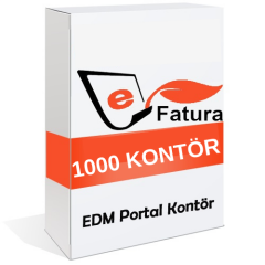 EDM E-FATURA E-ARŞİV PORTAL HİZMETİ 1000KONTÖR